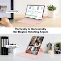 Miniatyrbild 2 av 6: Samsung Galaxy Tab S10 Plus Fodral 360° Rotation Rosa
