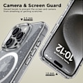 Miniatyrbild 3 av 5: Tech-Protect iPhone 16 Pro Max Skal MagSafe FlexAir Hybrid Glitter