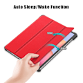 Miniatyrbild 5 av 5: Samsung Galaxy Tab S7 / Tab S8 - Tri-Fold Fodral - Röd Red Röd