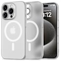 Miniatyrbild 1 av 5: Tech-Protect iPhone 16 Pro Max Skal MagSafe MagSlim Matt Vit