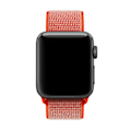 Miniatyrbild 2 av 2: Nylon Loop Armband Justerbart Apple Watch 42/44/45/49 mm Orange Orange Orange