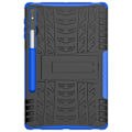 Miniatyrbild 5 av 6: Samsung Galaxy Tab S7 Plus / Tab S8 Plus Skal Rugged Kickstand Armor Blå
