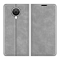 Miniatyrbild 1 av 6: Nokia G10 / G20 Fodral Skin Touch Läder Grå
