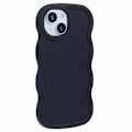 Miniatyrbild 3 av 6: iPhone 15 Mobilskal Wavy Svart