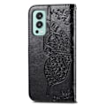 Miniatyrbild 3 av 6: OnePlus Nord 2 5G - Butterfly Läder Fodral - Svart