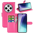 Miniatyrbild 5 av 6: Xiaomi Redmi 14C Fodral Litchi Läder Rosa