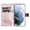 Miniatyrbild 2 av 6: Samsung Galaxy S23 Ultra Fodral Solid Läder Roséguld