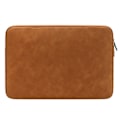 Miniatyrbild 1 av 6: Läder Laptop Sleeve Med Mjukt Foder 14-15.4" Brun
