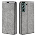 Miniatyrbild 1 av 6: Samsung Galaxy S23 Plus Flip Fodral Skin Touch Grå