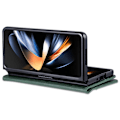 Miniatyrbild 4 av 6: AZNS Galaxy Z Fold 5 Fodral PU-Läder Grön