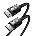 Miniatyrbild 1 av 6: Baseus DP DisplayPort Hane Kabel 1m, 8K Stöd Svart
