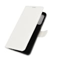 Miniatyrbild 2 av 5: Samsung Galaxy A72 - Litchi Läder Fodral - Vit White Vit