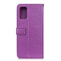Miniatyrbild 2 av 5: OnePlus 8T / 8T+ - Litchi Läder Fodral - Lila Purple Lila