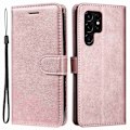 Miniatyrbild 1 av 6: Samsung Galaxy S23 Ultra Fodral Solid Läder Roséguld