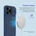 Miniatyrbild 4 av 6: NILLKIN iPhone 14 Pro Max Skal MagSafe CamShield Silky Liquid Blå