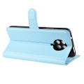 Miniatyrbild 5 av 5: Xiaomi Poco F2 Pro - Litchi Plånboksfodral - Ljus Blå LightBlue Ljus Blå