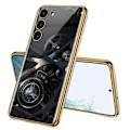 Miniatyrbild 1 av 5: GKK Galaxy S24 Plus Skal Härdat Glas Electroplate Kugghjul