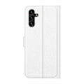 Miniatyrbild 3 av 6: Samsung Galaxy A04s / A13 5G Fodral Litchi Läder Vit