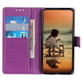 Miniatyrbild 3 av 6: Samsung Galaxy A54 5G Fodral Litchi Textur Lila