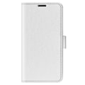 Miniatyrbild 5 av 6: Xiaomi Redmi 13C 4G Fodral Crazy Horse Läder Vit