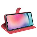 Miniatyrbild 3 av 6: Samsung Galaxy A16 Fodral Litchi Läder Röd