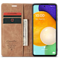 Miniatyrbild 4 av 6: CASEME Samsung Galaxy A53 5G Fodral Retro Läder Brun