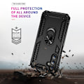 Miniatyrbild 4 av 6: Samsung Galaxy A15 5G Skal Armor Ring Hybrid Svart