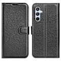 Miniatyrbild 1 av 6: Samsung Galaxy A54 5G Fodral Litchi Läder Svart