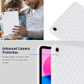 Miniatyrbild 5 av 6: iPad Air 2025-2020 Skal Diamond Textur TPU Vit