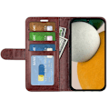 Miniatyrbild 2 av 6: Samsung Galaxy A15 5G Fodral Läder Brun