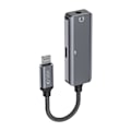 Miniatyrbild 1 av 4: Tech-Protect 2in1 Lightning Till 3.5 mm AUX/Lightning Hona Svart