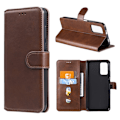 Miniatyrbild 1 av 5: Xiaomi Redmi 9T - Solid Läder Fodral - Brun Brown Brun