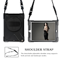Miniatyrbild 2 av 4: iPad 9.7 2017/2018 Skal 360 X-Shape Shockproof Hybrid Svart
