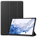 Miniatyrbild 1 av 6: Samsung Galaxy Tab S9 Fodral Tri-Fold Läder Svart