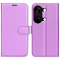 Miniatyrbild 1 av 6: OnePlus Nord 3 5G Fodral Litchi Textur Lila