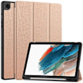 Miniatyrbild 1 av 6: Samsung Galaxy Tab A9 Plus Fodral Tri-Fold Pennhållare Roséguld