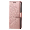 Miniatyrbild 5 av 6: Samsung Galaxy S23 Plus Fodral Mandala Läder Roséguld