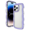 Miniatyrbild 1 av 6: iPhone 14 Pro Max Skal Wavy Hybrid Lila