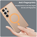 Miniatyrbild 5 av 6: Samsung Galaxy S23 Ultra Skal MagSafe Slim Matt Orange