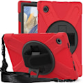 Miniatyrbild 3 av 6: Galaxy Tab A8 10.5 Roterande X-Shape Hybrid Skal