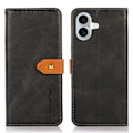 Miniatyrbild 1 av 6: KHAZNEH iPhone 16 Fodral Dual-Color Svart
