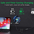 Miniatyrbild 4 av 6: 1m USB-C 3.1 Gen2 Hane - USB-C Hona Adapter Kabel Svart