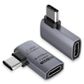 Miniatyrbild 1 av 6: CableCreation USB-C Hona - USB-C Hane Adapter Grå
