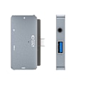 Miniatyrbild 6 av 6: Tech-Protect 4in1 USB-C Hub USB-A/HDMI/AUX/USB-C Grå