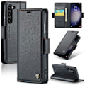 Miniatyrbild 1 av 6: CASEME Galaxy S24 Plus Fodral RFID Läder Svart