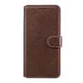 Miniatyrbild 2 av 5: Xiaomi Redmi 9T - Solid Läder Fodral - Brun Brown Brun