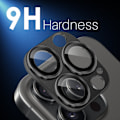 Miniatyrbild 2 av 5: NORTHJO iPhone 16 Pro/16 Pro Max Linsskydd Svart