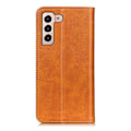 Miniatyrbild 3 av 6: Samsung Galaxy S22 Plus Fodral Flip Split Läder Brun