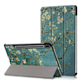 Miniatyrbild 1 av 5: Galaxy Tab S7 FE/S7 Plus/S8 Plus Tri-Fold Läder Fodral Peach Blossom Peach Blossom