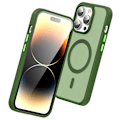 Miniatyrbild 3 av 6: ColorPop iPhone 14 Pro Max Skal CH MagSafe Matt Grön
